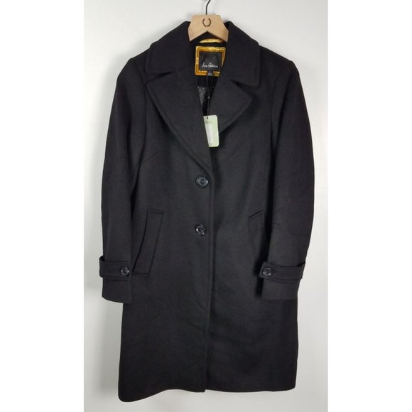 Single Breasted Walker Wool Coat 